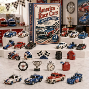 America Race Cars Advent Calendar 2026 - 24-Day Festive Countdown, Acrylic Charms Blind Box c3aa7bf0-2956-47db-9e5d-812b2188d0e9-1.png