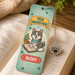 You Pawsed Here Pet-Name Acrylic Bookmark - Personalized Acrylic Bookmark c3aaa271-8b7a-4fbc-8cf8-8ae62fa2fcb9.jpg