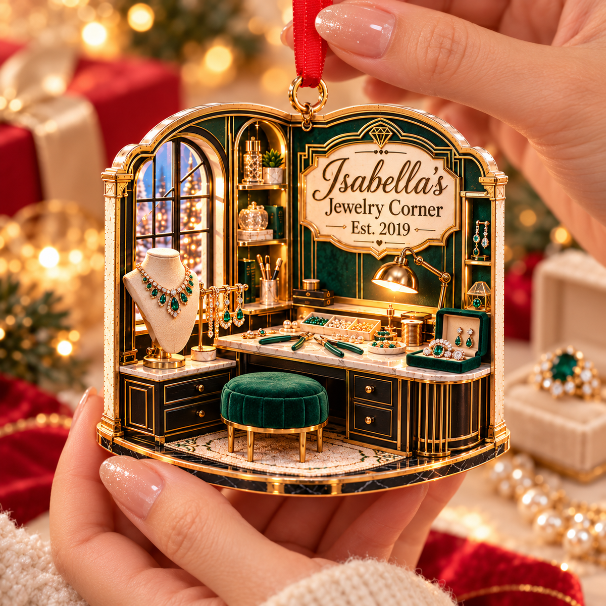 Personalized Jewelry Corner Christmas Ornament – Custom Name & Year, Jewelry Maker Gift for Her, Jewelry Designer Christmas Gift c3b73343-1583-4b0f-8919-b606937aa7dd-Image-Oct-22-2026-01_43_14-PM-4.png