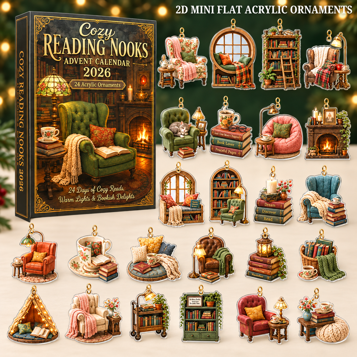 Cozy Reading Nooks Advent Calendar 2026 - 24-Day Festive Countdown, Acrylic Charms Blind Box - Gift For Reading Lovers c3b9df8b-8e50-4da6-95b9-20d2bf5488bb-reading-text.png