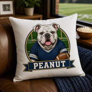Custom Pet Football Fan Pillow – Photo Portrait + Name - Personalized Pillow c3c02c75-e9bc-4e4a-8d1e-c60392631cbc.jpg