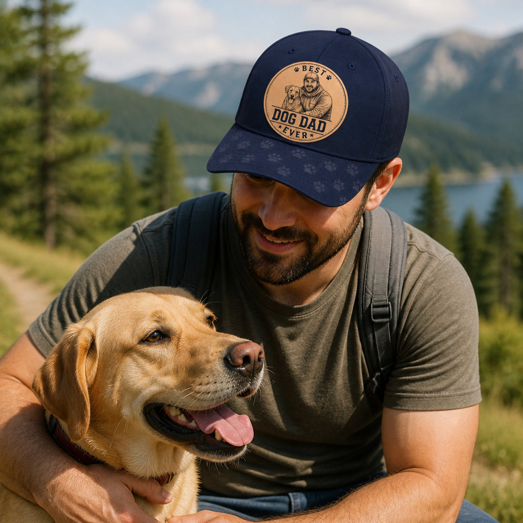 Best Dog Dad Ever — Custom Photo Sketch Cap - Personalized Printed Cap c3c79ca6-da5d-4668-81b3-b0737fa094de.jpg