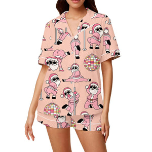 Women Christmas Pajama Set – Funny Dancing Santa Print Sleepwear, Pink Holiday Loungewear c3e7eb4a-1385-4236-a2f3-e5b59ae1eee7-il_1588xN.7390933256_fxgw.jpg