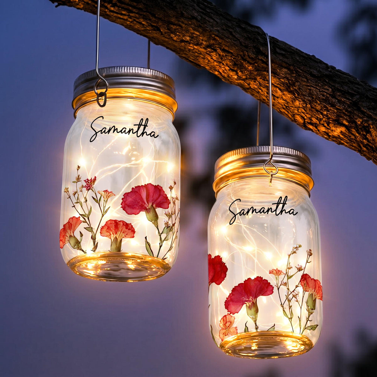 Personalized Birth Flower Mason Jar Night Light, Solar Lamp Gift For Her, Birthday Custom Night Light Gift For Friend, Bridesmaid Light Gift c40cc7a6-1ef9-4e64-893a-cda844a75ca5-6.jpg