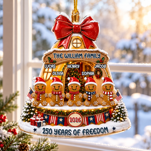 250 Years Of Freedom - Personalized Acrylic Ornament - Christmas Gift For Family c41724e3-7214-48d8-9870-94c33845aba2-banner-1.png