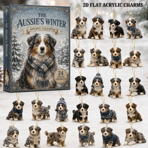 Winter Australian Shepherd Advent Calendar 2026 - 24-Day Festive Countdown, Acrylic Charms Blind Box - Gift For Dog Lovers c41929e8-cd95-492f-a3e1-e6bc1a918331-text-aussie.png