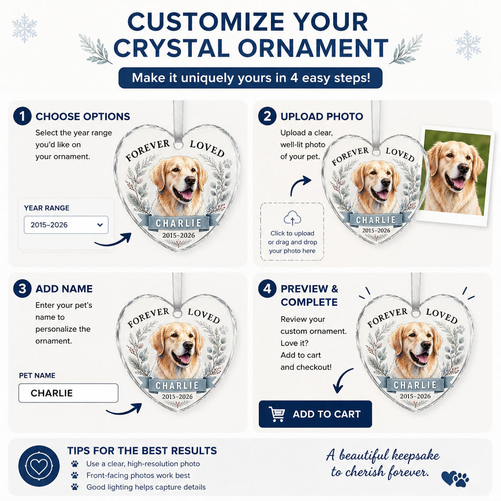 Forever Loved Pet Portrait Crystal Ornament - Personalized Crystal Ornament c46c34df-6298-48c7-afa1-db7e0a8790a4.jpg