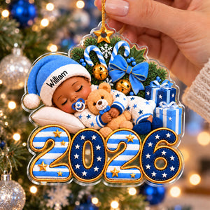 Christmas Dream Baby Ornament - Personalized Acrylic Ornament c4893a07-5a29-4dc6-849e-e28c6af9f266-4-1-.jpg