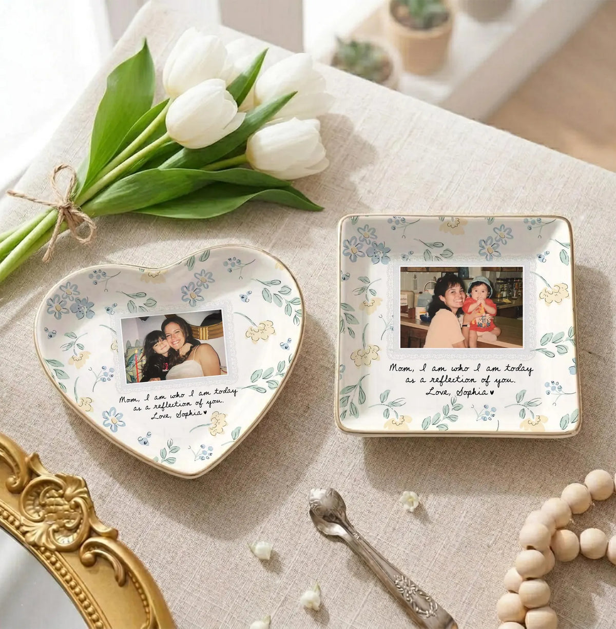 Personalized Mother of The Bride Gift, Picture Jewlery Plate, Custom Mom Photo Jewelry Dish, Wedding Gifts for Mom, Mom Gift c48a5b73-a396-4812-8296-397d8daadfa5-fdbdf-5-.webp