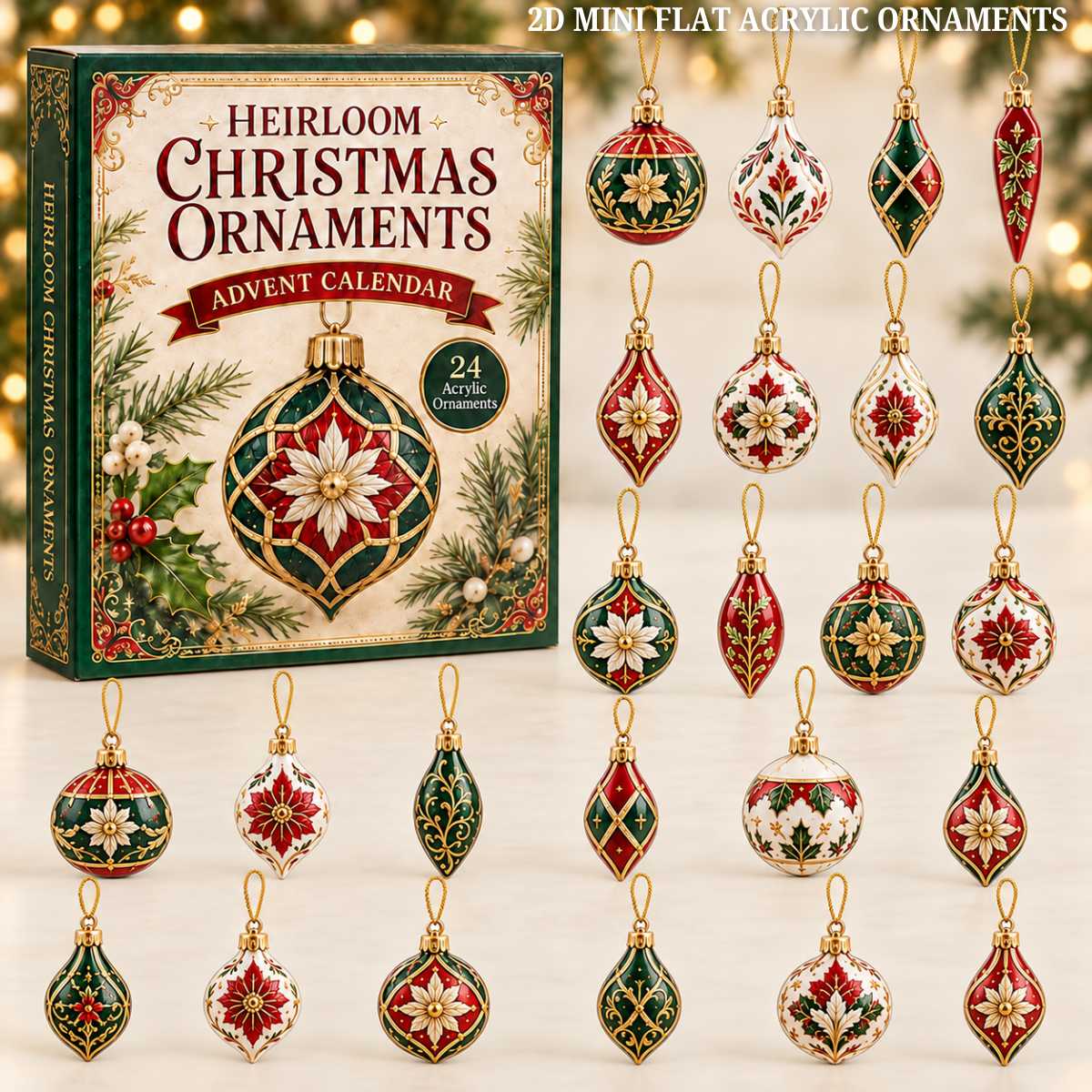Heirloom Christmas Advent Calendar 2026 - 24-Day Festive Countdown, Acrylic Charms Blind Box - Gift For Christmas Lovers c4908a95-68af-4d1a-994e-90e9c72a4a6a-heirloom-text.png
