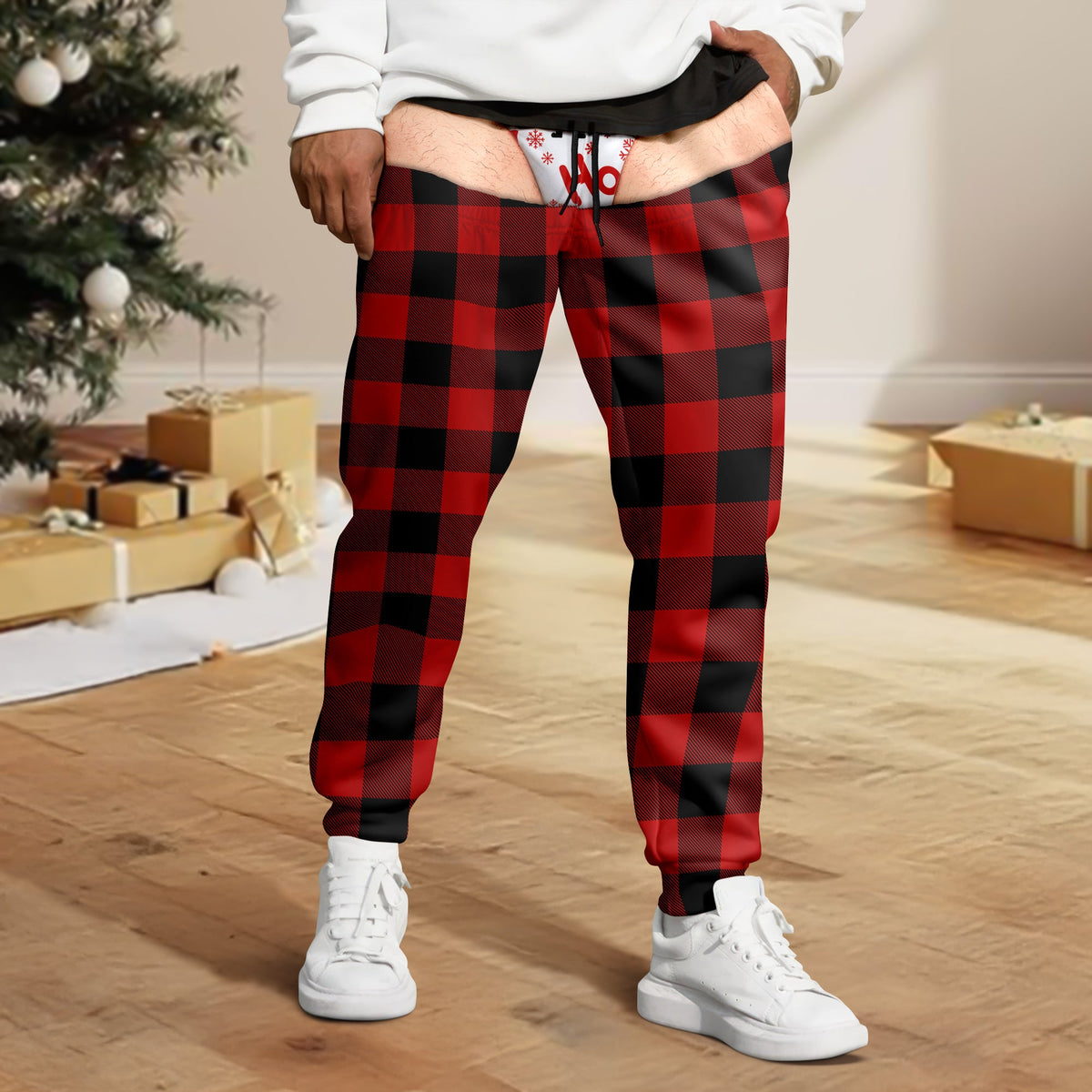 Personalized Funny Christmas Plaid Sweatpants Cheeky Christmas Gift, Unique Gift, Birthday Gift c4ab7ca8-d4b3-43b9-a928-a3043455f122-pi1.jpg