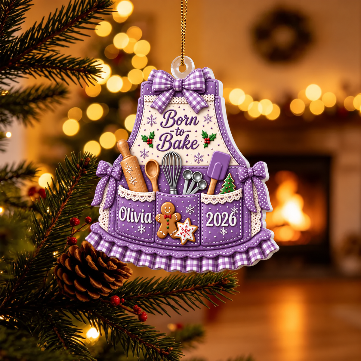 Personalized Baker Christmas Ornament, Custom Name 3D Relief Acrylic Ornament, Baking Lover Gift for Mom Grandma, Kitchen Christmas Decor c4bbf166-abc5-4005-960c-b1b3e1ced44f-bd8b907b-33d3-453f-912d-8da06e01f3e7.png