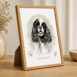 Custom Watercolor Pet Portrait Picture Frame Print - Personalized Picture Frame c51c1cc8-b38e-4a1c-a81d-39291009d613.jpg
