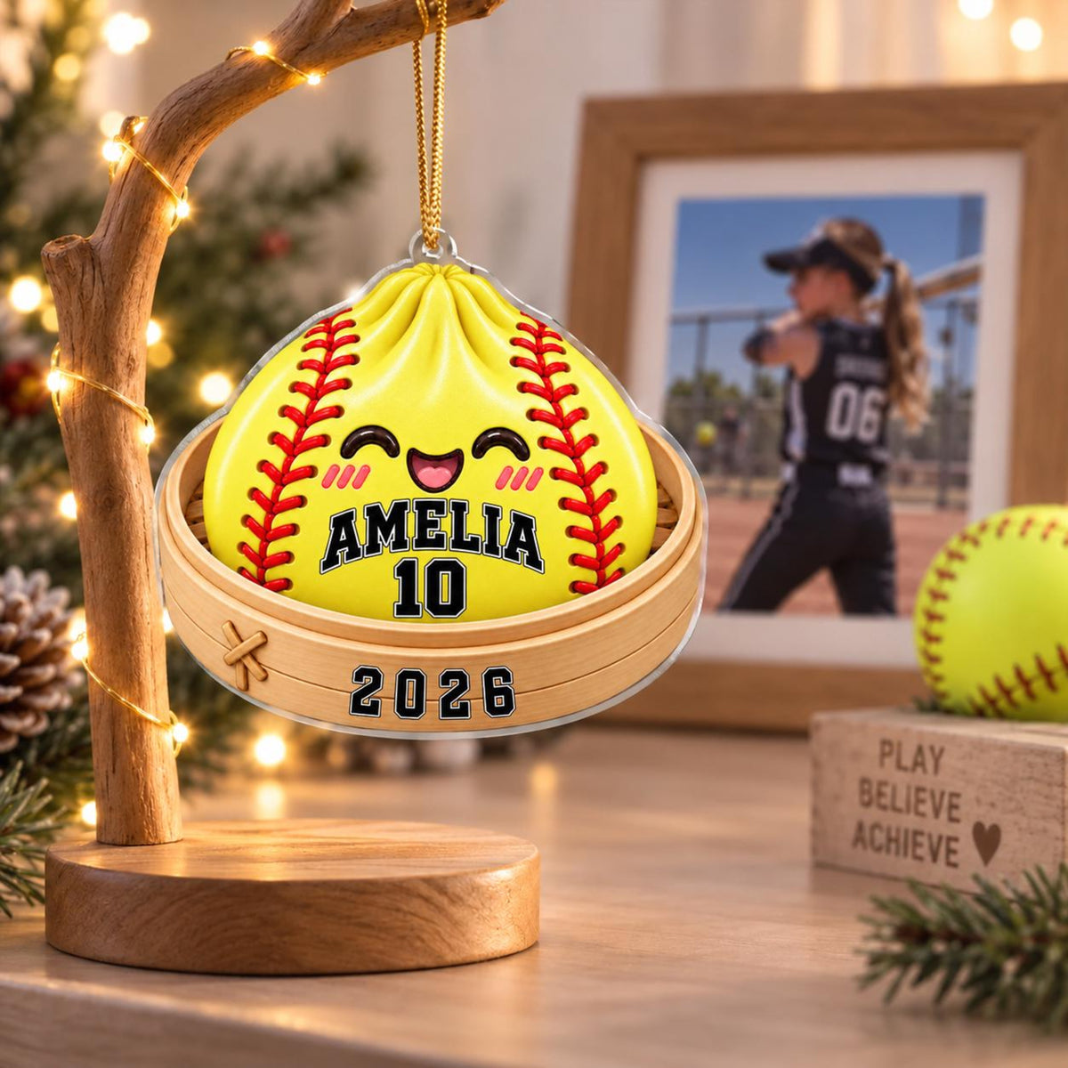 Personalized Softball Dumpling Ornament, Squishy Dumpling Acrylic Ornament, Custom Name Softball Player Christmas Gift c521ffb0-fb7d-478d-ad7e-9b92d5bb23aa-5.jpg