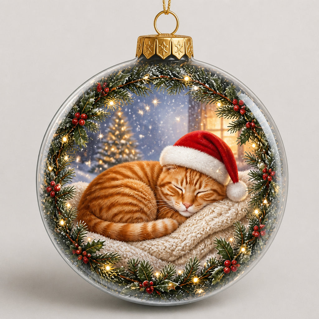 Custom Pet Photo Christmas Ornament – Snow-Globe Wreath Edition - Personalized Shape Ornament c5294fd3-a9b6-46cb-b8ad-11402d25904f.jpg