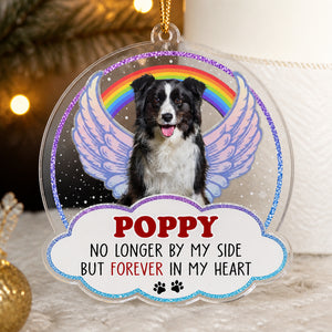 Pet Memorial Photo Acrylic Ornament – Forever In My Heart - Personalized Transparent Acrylic Ornament c52dc2b9-e7c8-4fc2-a105-7daf87350bea.jpg