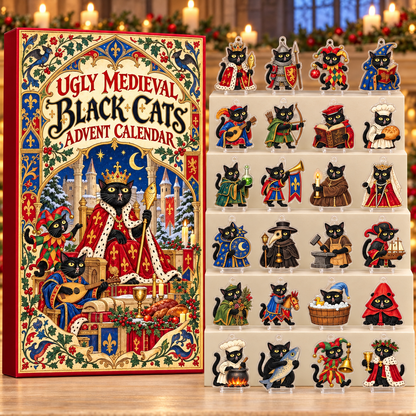 Ugly Medieval Black Cats Advent Calendar, 24 Acrylic Charms, Gothic Christmas Blind Box c543018d-ce6f-4146-b0cd-af4270545824-d4eff3dd-1476-4057-9012-c1d050f416c8.png