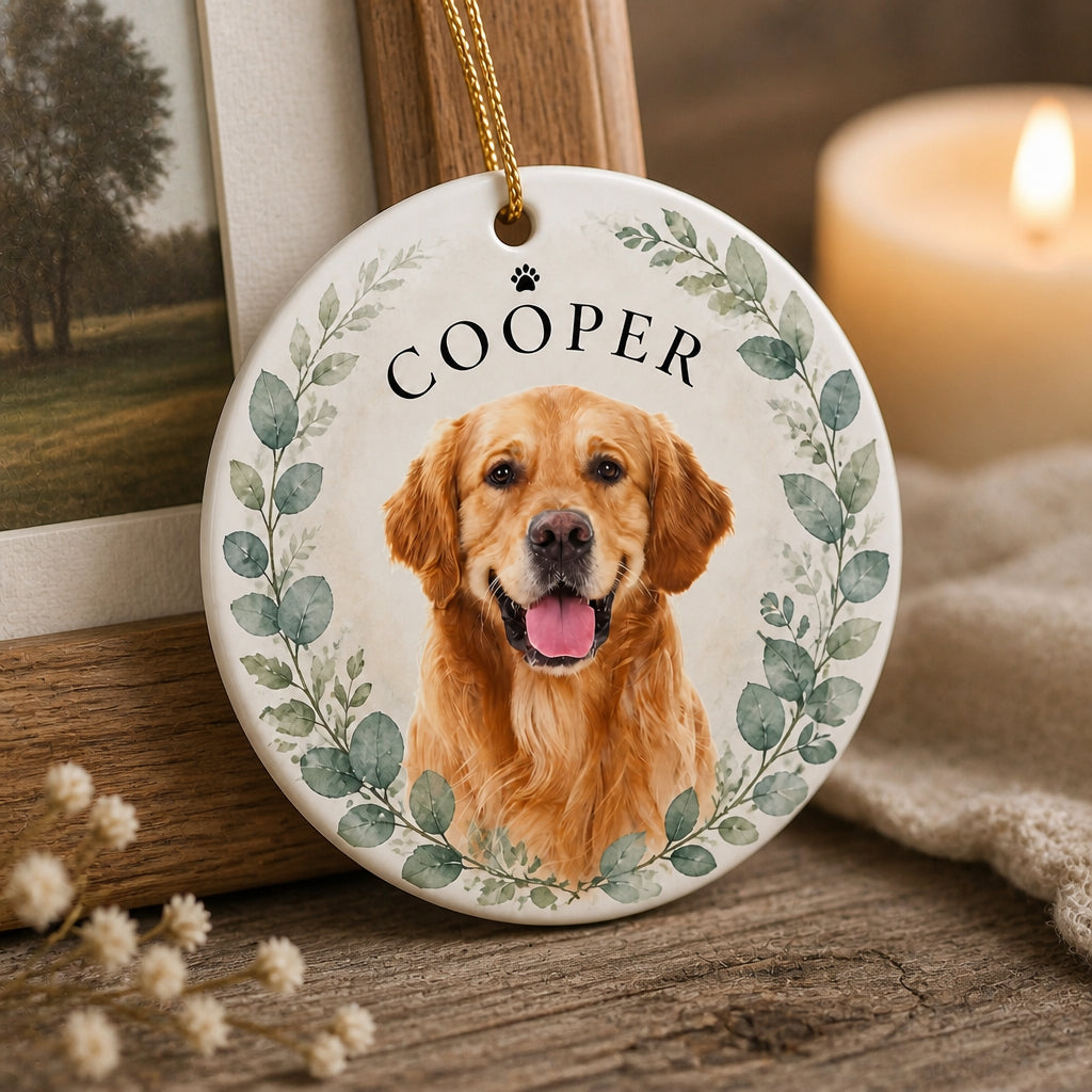 Pet Memorial Photo Ornament – Double‑Sided (Name + Quote) - Personalized Ornament c57cffaf-a83a-492d-968b-47fc5b3442b5.jpg