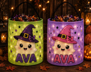 Personalized LED Halloween Trick Or Treat Bag, Custom Name Light Up Candy Bucket, Kids Ghost Vampire Witch Basket c58ecade-f5fb-4f88-a14a-4776a61f26a2-sdfds-10-.webp