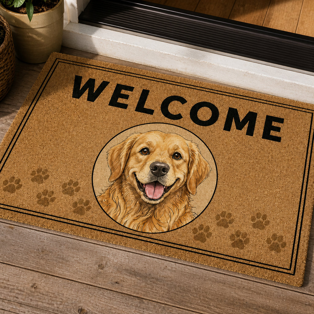 Custom Pet Portrait Welcome Doormat - Personalized Doormat c5b5829e-3b0e-4a0e-996e-d6426d1fe8b0.jpg