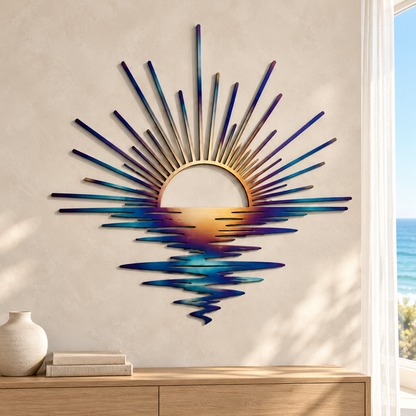 Modern Sunset Metal Wall Art, Coastal Decor, Decor Gift, Unique Gift For Hers, Hims c5c4f6b2-16bc-4a24-b6e4-04108e12a960-Tranh-ho-ng-h-n-ph-ng-kh-ch-ven-bi-n.png
