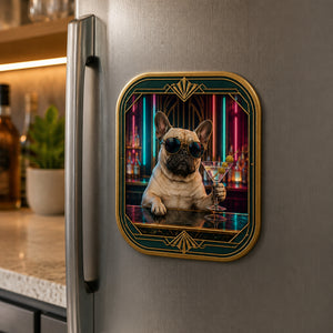 Custom Pet Nightlife Portrait Magnet – Art Deco Neon - Personalized Custom Shape Fridge Magnet c5e431b0-d5e5-44ba-8bcf-5067d66b38da.jpg