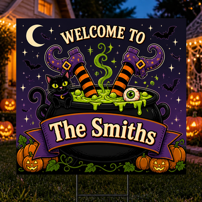 Halloween Cauldron Welcome Yard Sign – Custom Family Name - Personalized Yard Sign c6068559-0544-4654-a69a-bfaab81745a1.png
