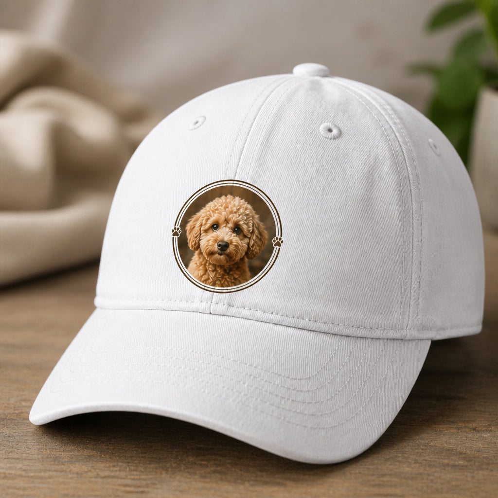 Custom Pet Photo Cap – Center Medallion Badge - Personalized Printed Cap c607b1f6-a2c2-4a76-a2c0-26cbbb693e48.jpg