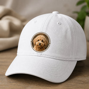 Custom Pet Photo Cap – Center Medallion Badge - Personalized Printed Cap c607b1f6-a2c2-4a76-a2c0-26cbbb693e48.jpg