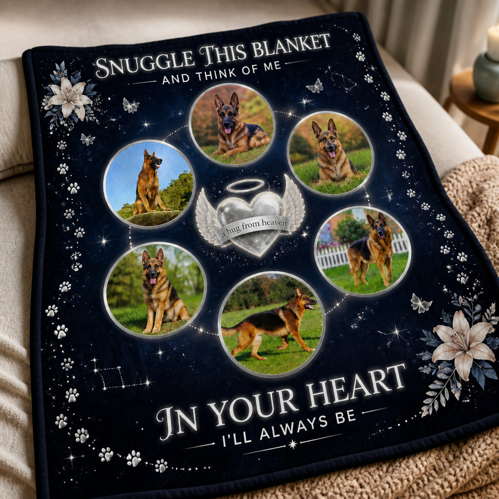 Pet Memorial Photo Blanket – Snuggle This Blanket (6-Photo Collage) - Personalized Blanket c6150420-b4f5-48e2-8c90-adc218228461.jpg