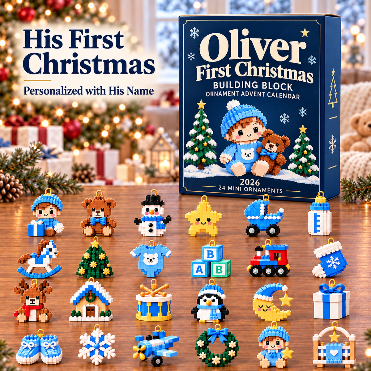 Baby’s First Christmas Brick Advent Calendar 2026, Custom Name Christmas Countdown, 24 Charms, Baby Boy Christmas Gift c63f3631-c32b-4167-bead-6d4725d5b1fd-dfdf-6-.png