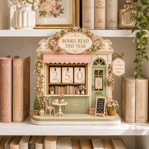 Miniature Book Tracker Decor | Books Read This Year Counter | Reader Gift Shelf Display c641fbb8-ccef-44a2-9070-33a96f508f59-1.jpg