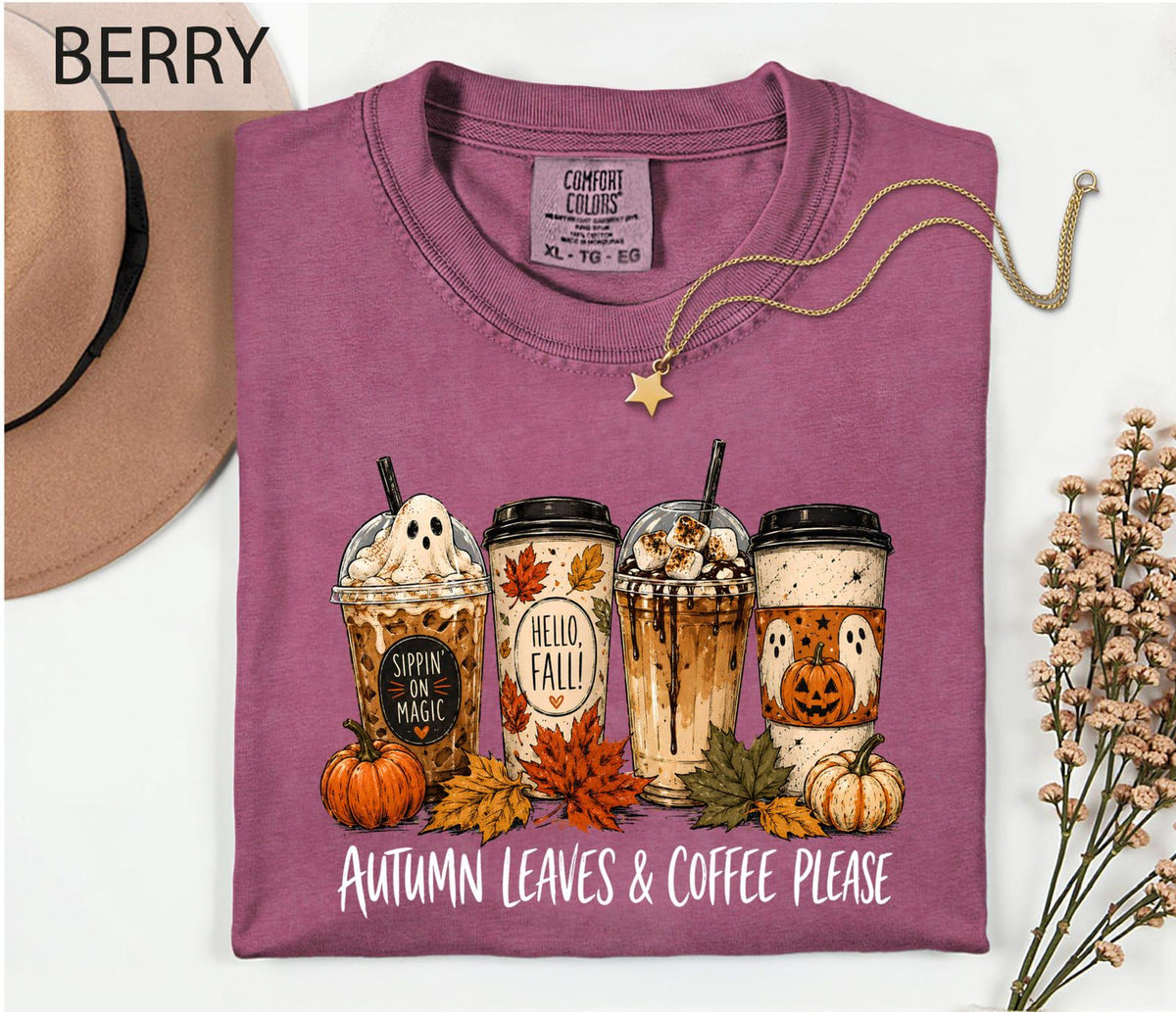 Halloween Coffee Shirt Comfort Colors Tee, Coffee Lover Gift, Ghost Coffee Cup Sweatshirt, Pumpkin Spice Fall Outfit, Cozy Autumn Apparel c6423eff-8e18-4089-904a-187008ed2142-5.jpg