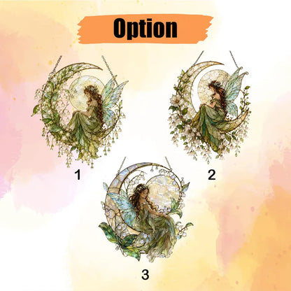 Enchanted Fairy Moon Suncatcher, Faux Stained Glass Lily Of The Valley Window Hanging, Magical Woodland Decor Gift c649c9d1-d018-4144-856b-892f3db487bd-cdfg.webp