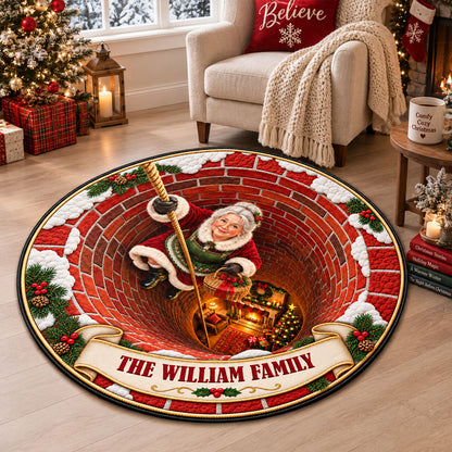 Custom Santa Christmas Decor - Merry Christmas 3D Illusion Quilted Rug - Personalized Quilted Mat c649fa2b-13d6-4908-8272-1cea769c966c-2-1-.jpg