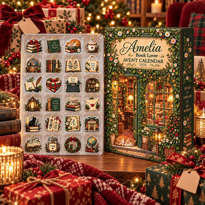 Personalized Book Lover Advent Calendar 2026, 24 Bookish Charms, Custom Reader Christmas Countdown Gift c65a1648-315a-4225-b4bb-23a4326a1e34-il_1588xN.8521440830_ex3h.jpg