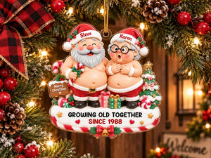 Personalized Acrylic Couple Christmas Ornament, Growing Old Together Ornament, Custom Names Unique Gift For Husband, Wife c66d1f15-2458-4831-ac5b-08b5a56cde5c-bnm3.jpg