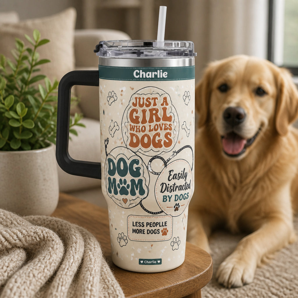 Just A Girl Who Loves Dogs - 40oz Tumbler Wrap (Pet Name) - Personalized 40 oz Stainless Steel Tumbler c67ef607-fc5f-4e17-b6da-f8b235703740.jpg