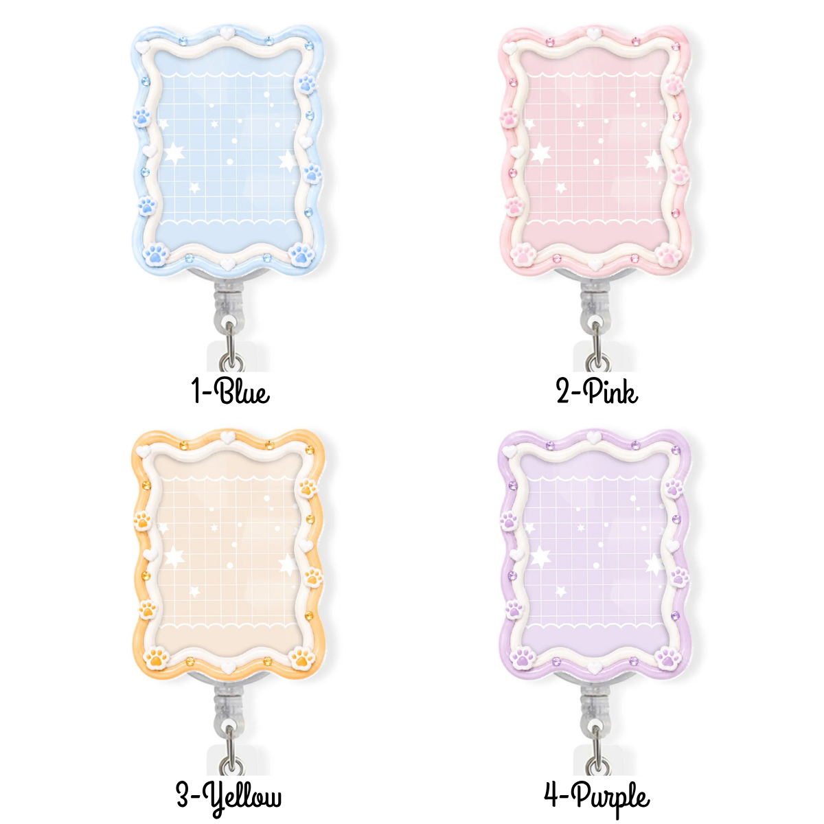 Pet Portrait From Photo - Personalized Acrylic Badge Reel - Gift For Per Lovers c689d681-f9ae-4ee8-af73-92f51f47f1f9-color.png