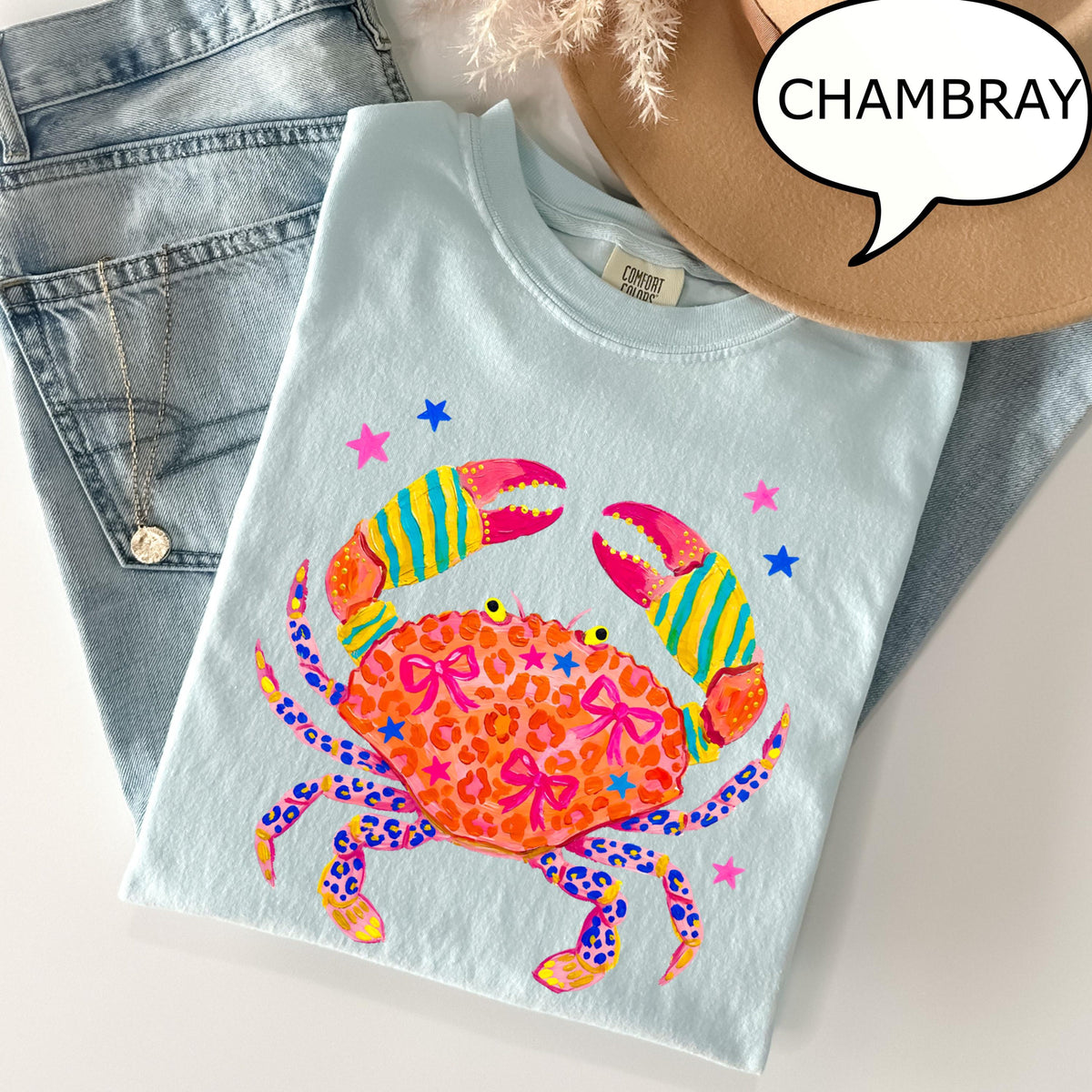 Comfort Colors® Cute Crab T-Shirt, Leopard Crab Shirt, Summer Shirt, Beach Vacation Shirt, Summer Crab Shirt c68a4bc9-2c4c-4133-af5f-9d6e7f5caf2e-1.jpg