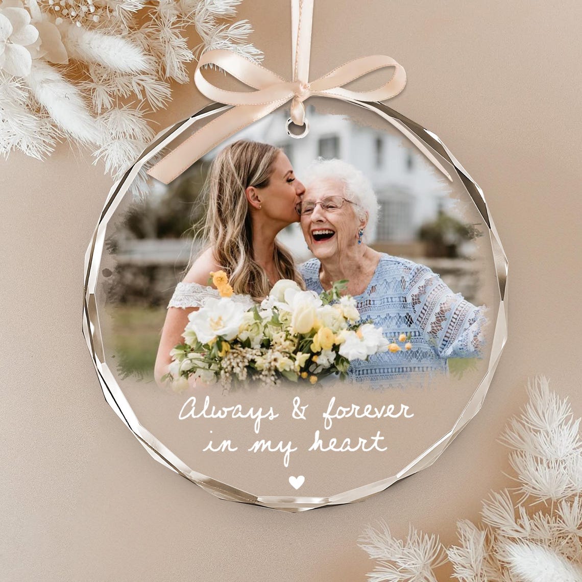 Custom Photo Memorial Christmas Ornament, Remembrance Gift, Personalized Memorial Keepsake, Loss Of Loved One Gifts, Sympathy Gift c6bc3025-f720-4b43-9f44-44aeec0f1ba2-7.jpg