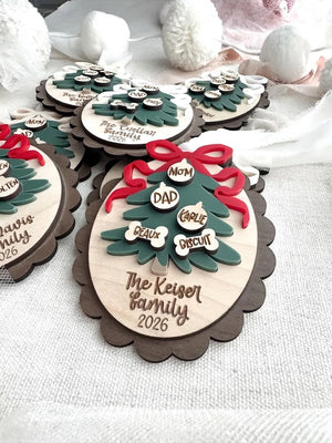 Personalized Family Ornament, Christmas Ornament, Scalloped Bow Ornament, Gift for Christmas, Family Ornament, Pet Ornament c6d9b1ec-0df2-410c-b2ad-074fb37593d0-68ee8aaf-ce19-4cb7-b9c4-93e8f33065f5.jfif