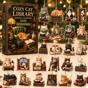 Cozy Cat Library Advent Calendar 2026 - 24-Day Festive Countdown, Acrylic Charms Blind Box - Gift For Reading Lovers c7136a71-8f47-4c6f-97bb-5d68f6e8af09-cat-box-charms.png
