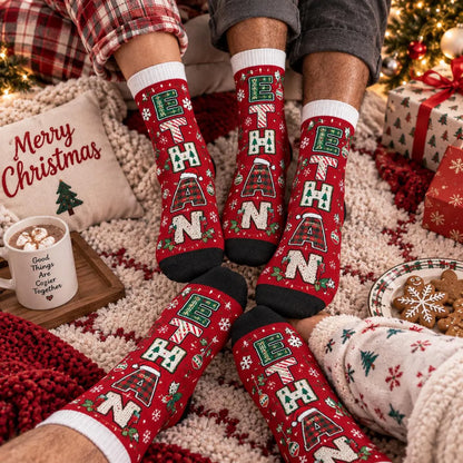 Personalized Name Christmas Socks, Custom Letter Holiday Socks c716611f-742c-4a1e-ada9-01bf05351682-3.webp