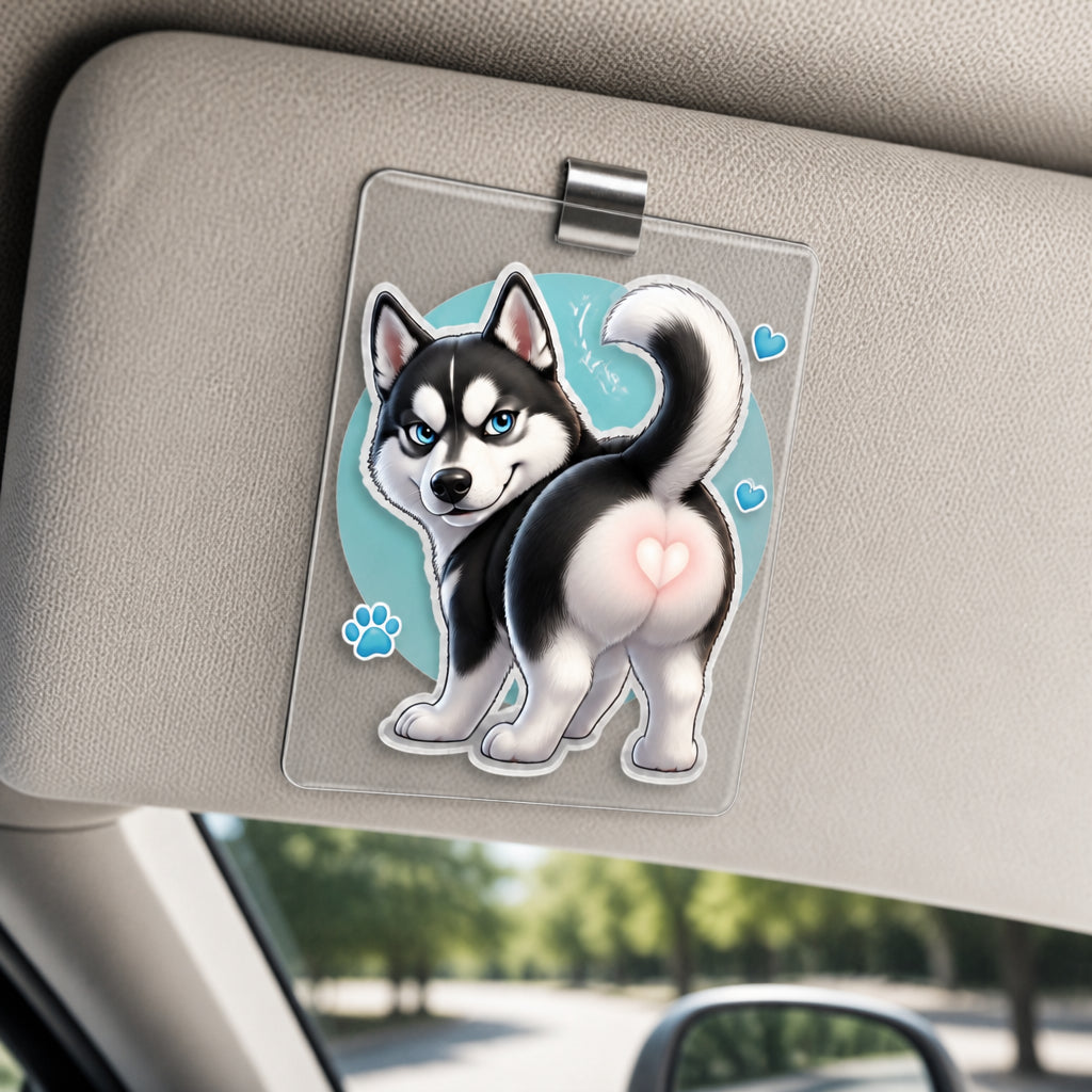 Custom Pet Cartoon Butt Car Visor Clip - Personalized Car Visor Clip c73844af-0847-4e1f-9b59-ccf61aa5153f.jpg