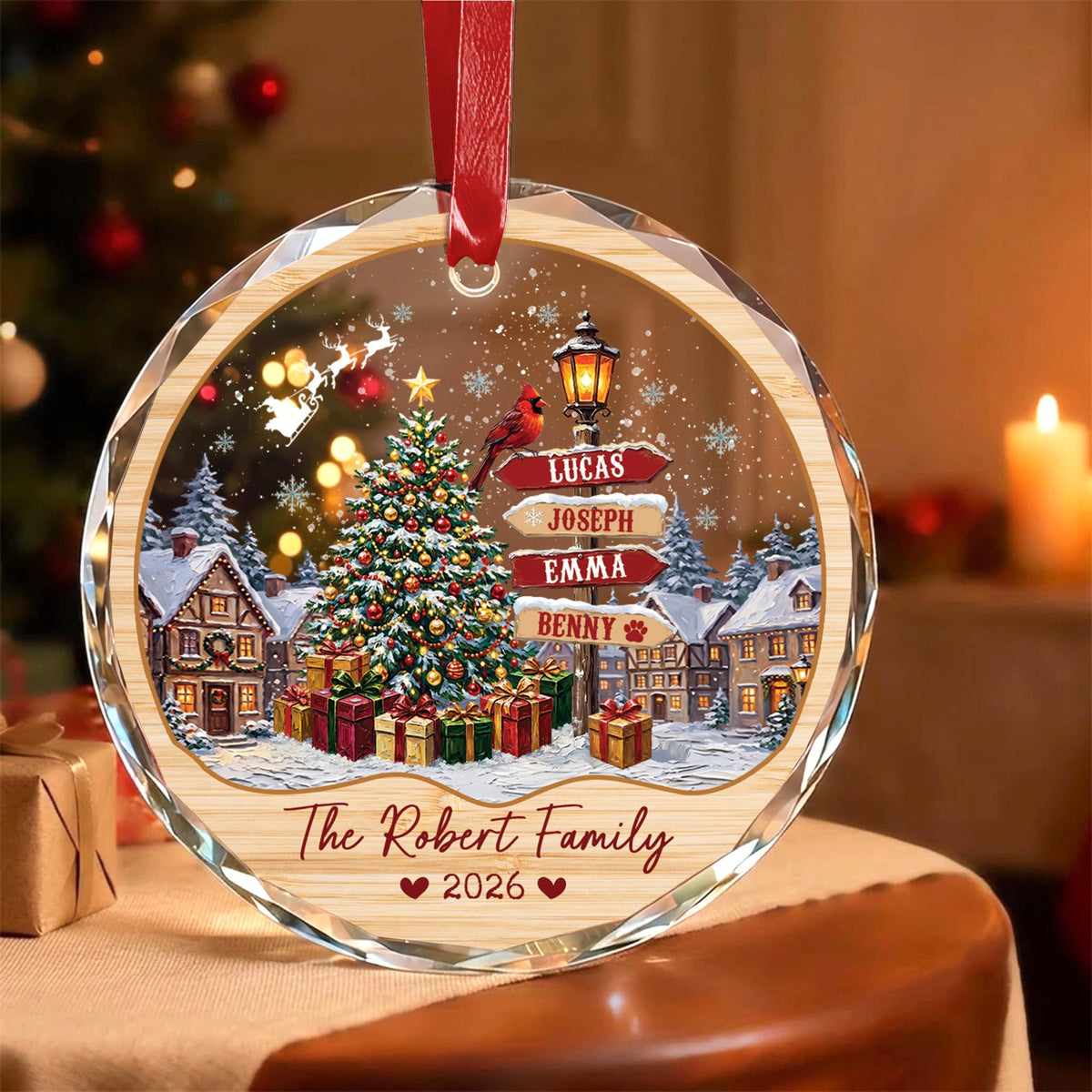 Custom Family Names Christmas Ornament 2026, Personalized Family With Pet Holiday Keepsake c74a64fe-6788-477c-8552-56f216a9a815-1.jpg