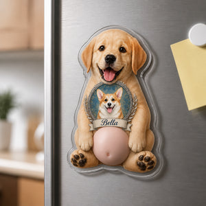 Regal Pet Portrait Cameo Magnet – Photo + Name - Personalized Acrylic Refrigerator Magnet - Soft Rubber Belly c74ea018-143c-41df-afca-dc4e7d3c4931.jpg