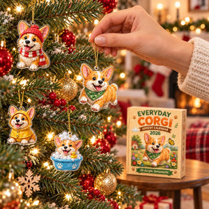 Everyday Corgi Advent Calendar 2026, 24 Day Christmas Countdown, Flat Acrylic Dog Ornaments, Gift for Corgi Lovers, Holiday Tree Decorations c75157fa-9930-4675-be4a-340ea86a1303-il_1588xN.8640204693_mjrk.jpg