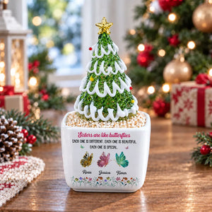 Festive Sister Love - Personalized Potted Christmas Tree - Christmas Gift For Sister c7a69769-0303-41dc-bd32-a6d570966054-1.webp