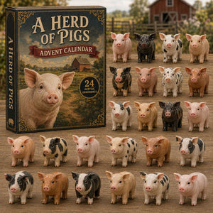 Herd Of Pigs Advent Calendar 2026 - 24-Day Festive Countdown, Acrylic Charms Blind Box - Gift For Farm Lovers c7c310e4-2608-40c7-9ca1-ef9a61b10583-pig.jpg
